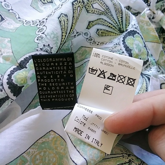 HP! NWOT Roberto Cavalli Floral Print Tunic Top - Picture 7 of 7